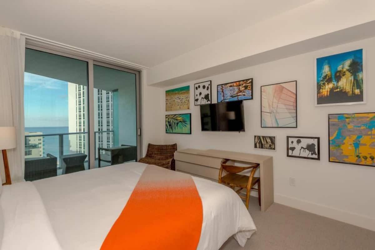 Lyfe On The Beach 25Th Floor 1 Bed Unit With Oceanview Hollywood Eksteriør billede